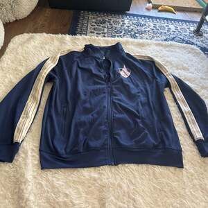 Walt‎ Disney World 50th Anniversary Castle Full Zip Track Jacket Blue Large NWT